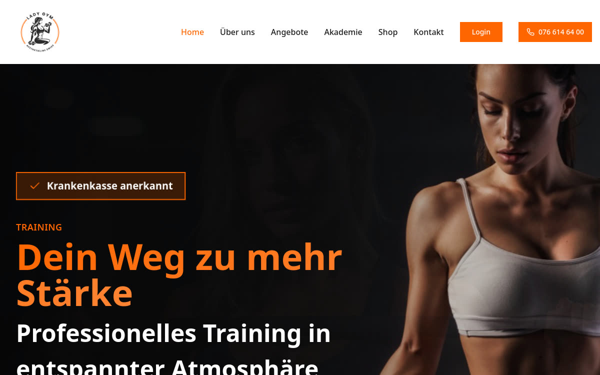 Website Aesthetikline — Fitness & Wellness