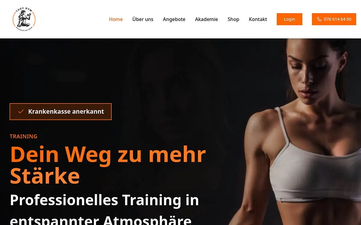 Website Aesthetikline — Fitness & Wellness
