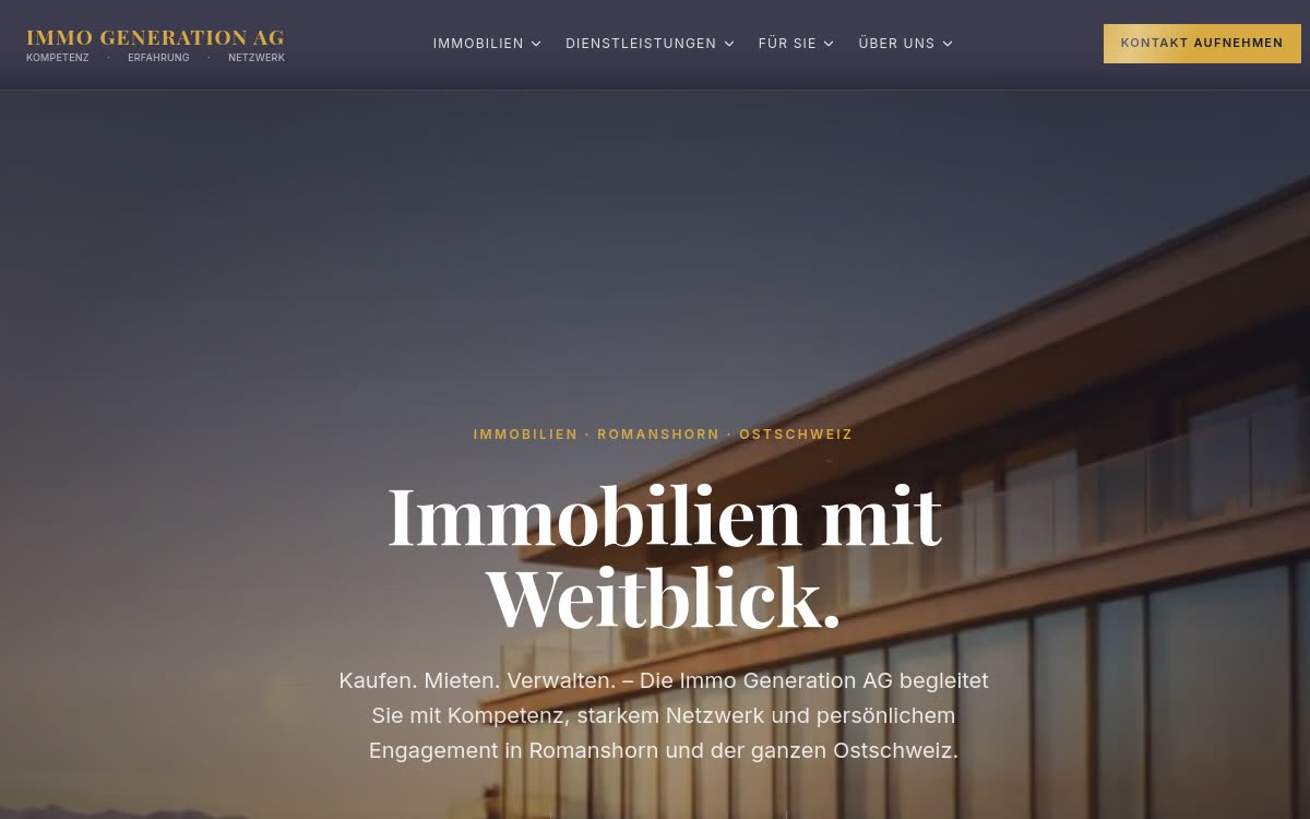 Website Immo Generation — Immobilien